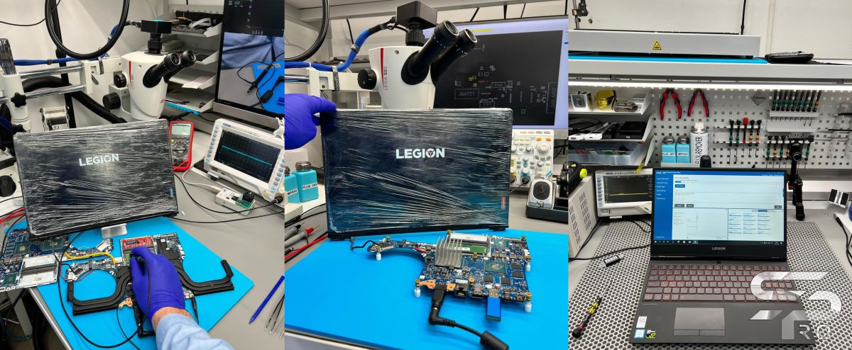 Сложная замена видеокарты под компаундом Lenovo Legion