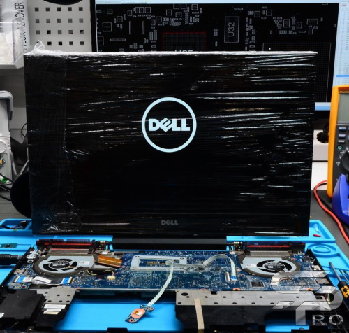 Dell Alienware при включении черный экран